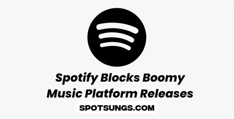 Spotify Blocks Boomy Music Platform Releases